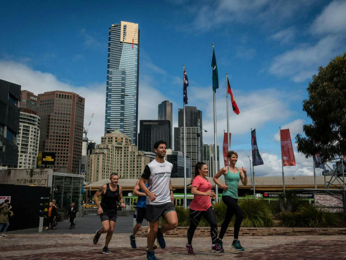 Explore Melbourne on the run