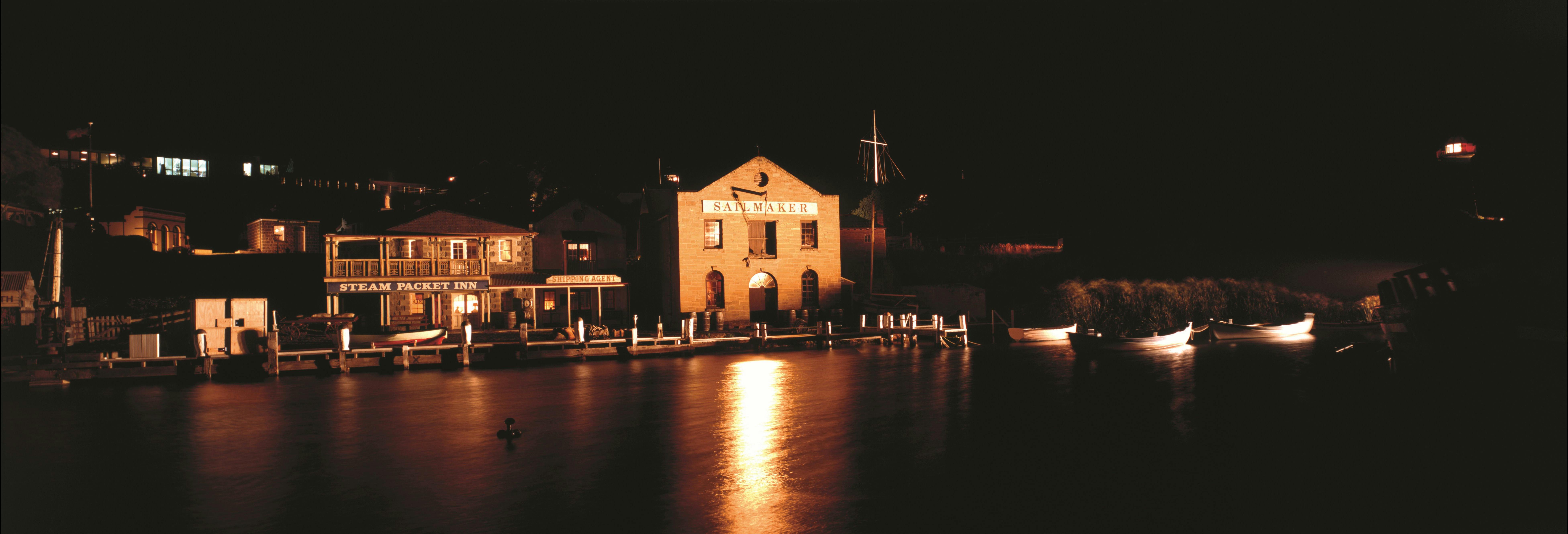 Village by Night - Shipwrecked Sound and Laser Experience