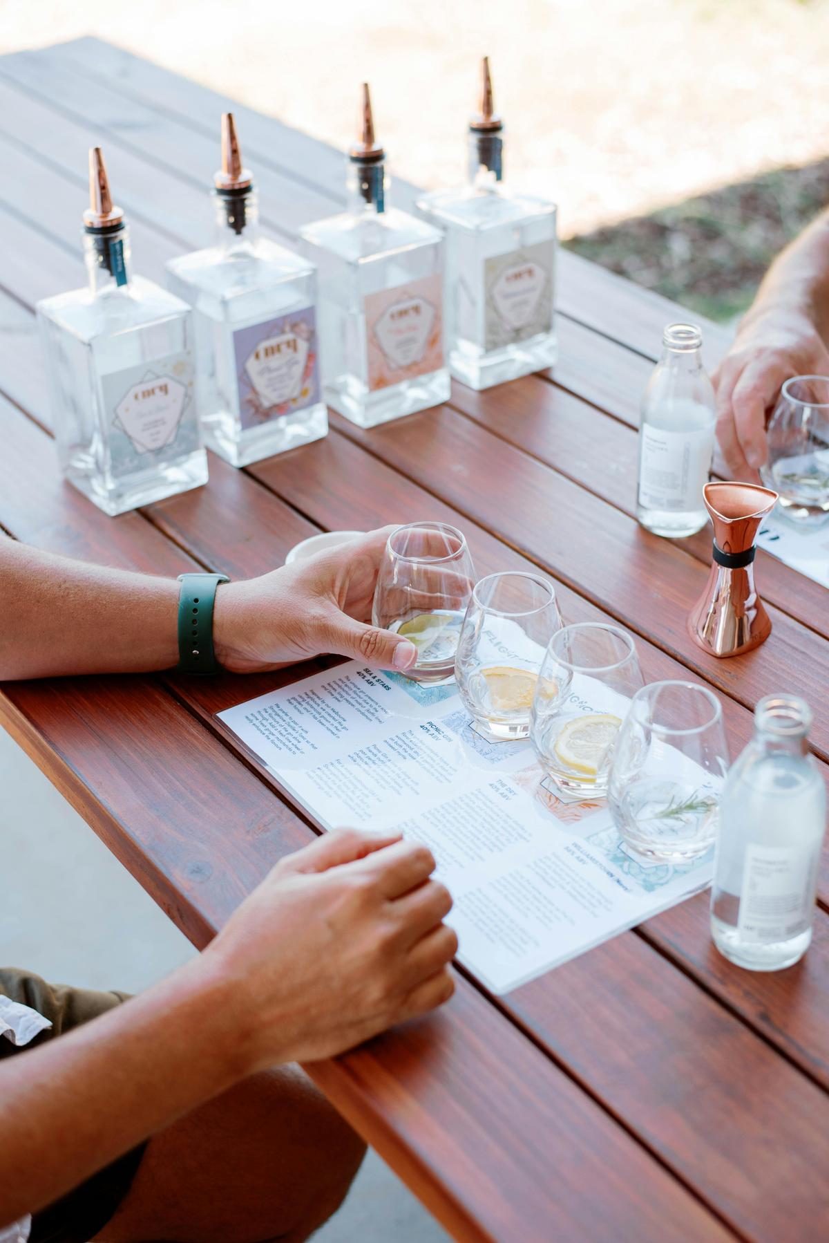 Try a tasting flight, in a beautiful rural atmosphere