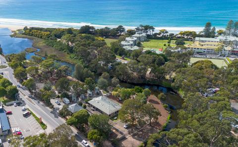 Glamping at Lorne Foreshore Caravan Park