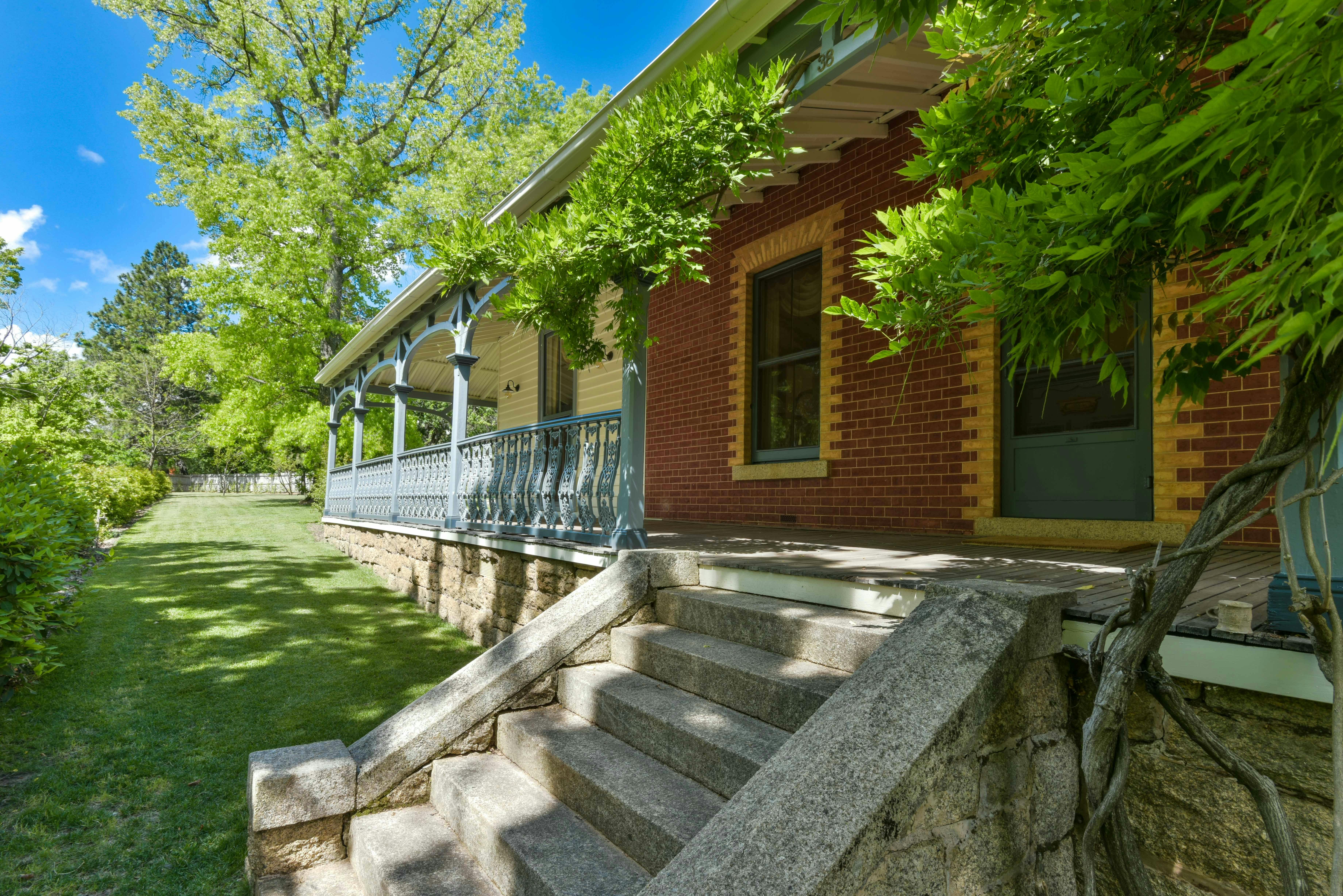 Elm Tree Lodge original 1875 entrance steps