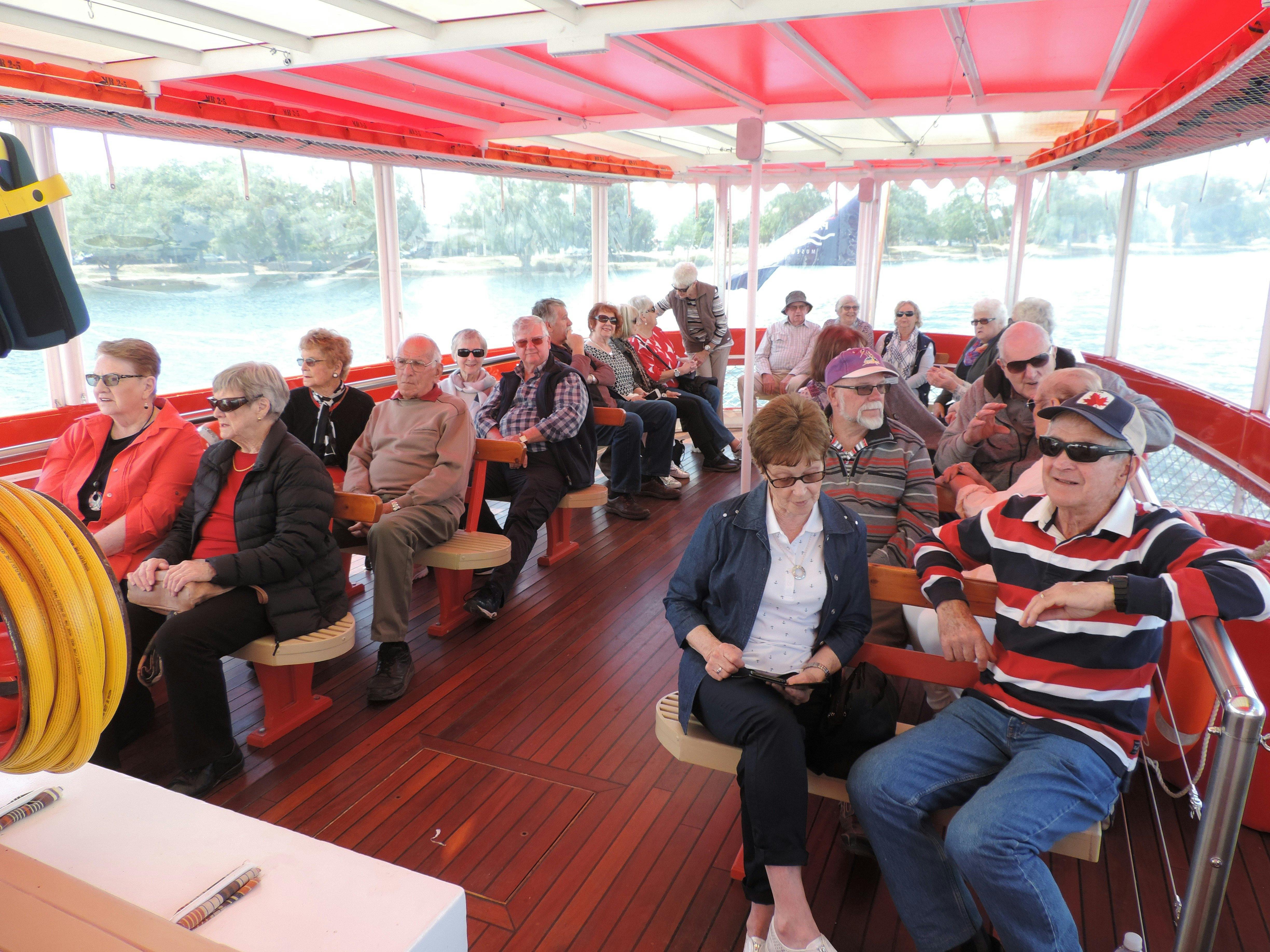 Probus Group aboard the Golden City paddle Boat 2018