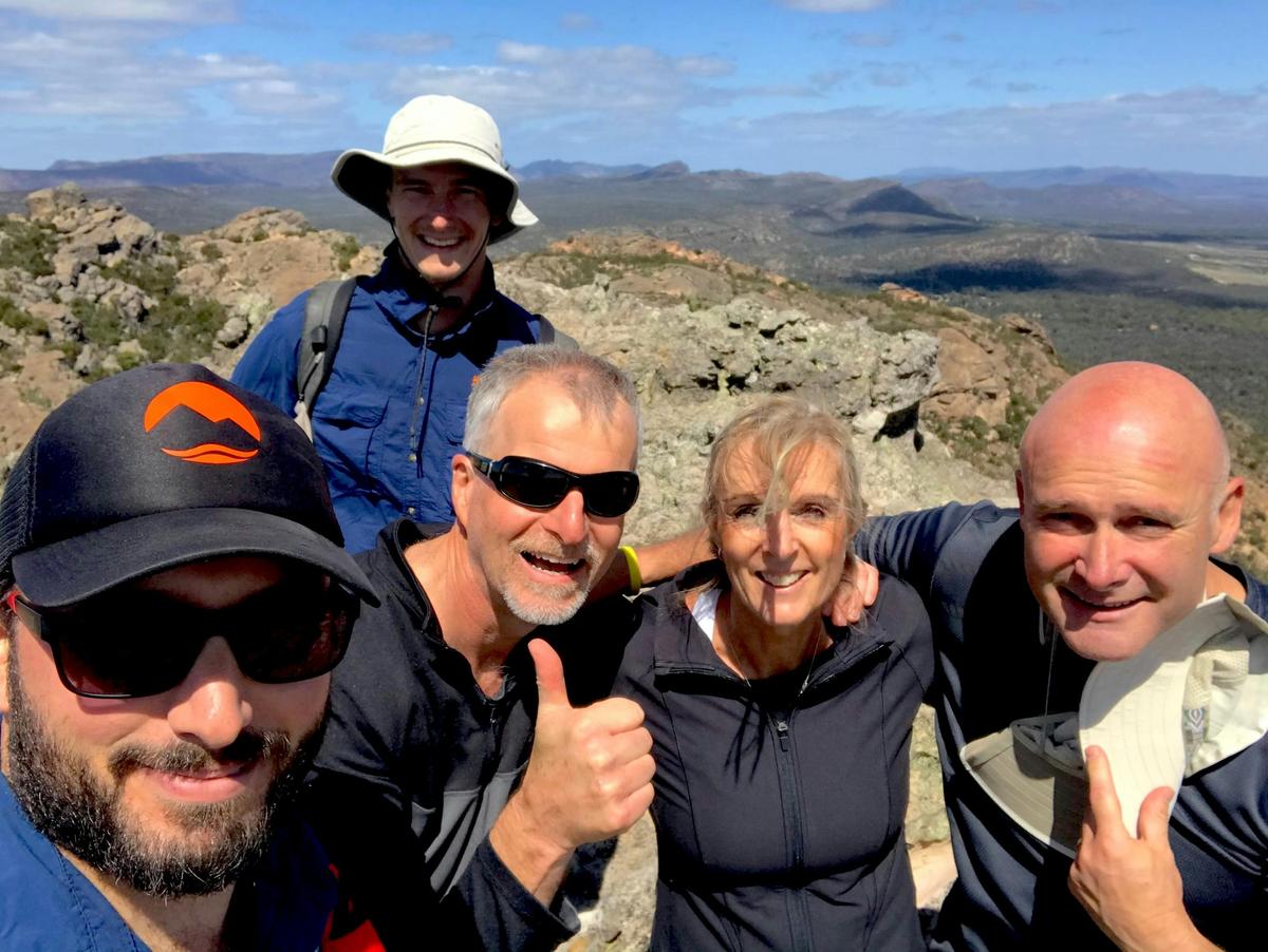 On the top of Mt Staypleton!