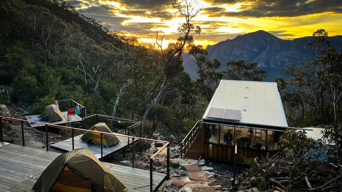 Sunset from Yarram Hiker Camp