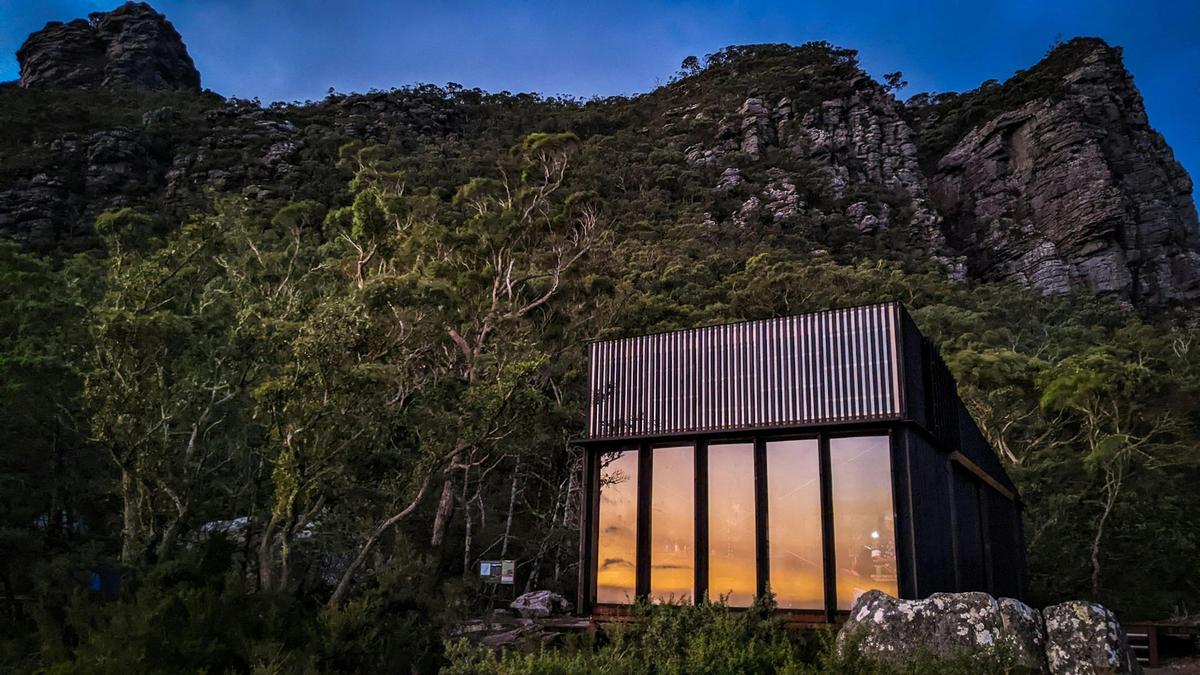 Amazing sunset at the Mud Dadjug hiker camp