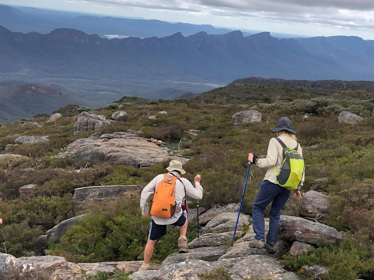 Challenging trail conditions on the Central Expedition