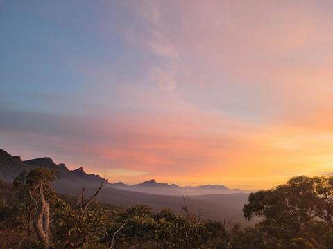 Incredible landscape - sunrise over the Serra Range