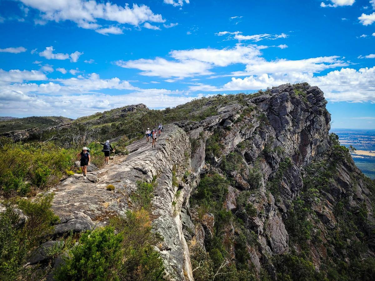 Hiking the northern section