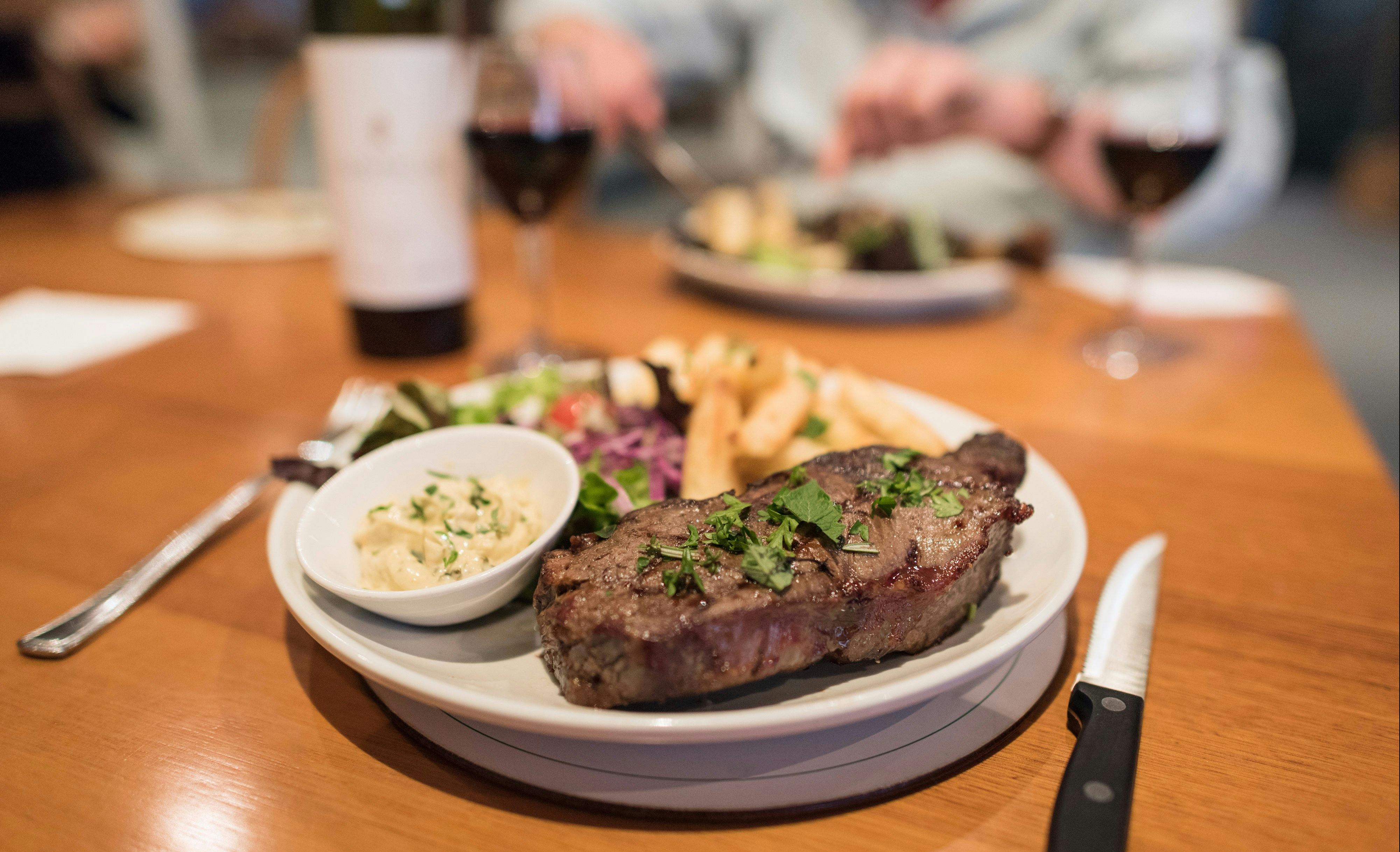 Dinner option - Campbells own naturally farmed beef