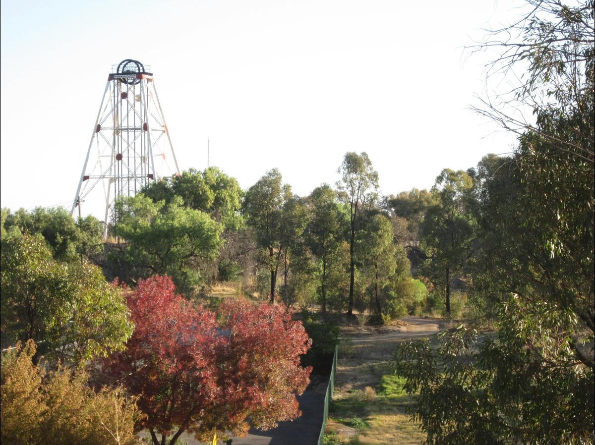 Poppet Head Bendigo scene, BENDIGO - Goldfields