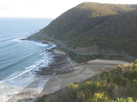 Great Ocean Road from Teddy's Lookout, Lorne