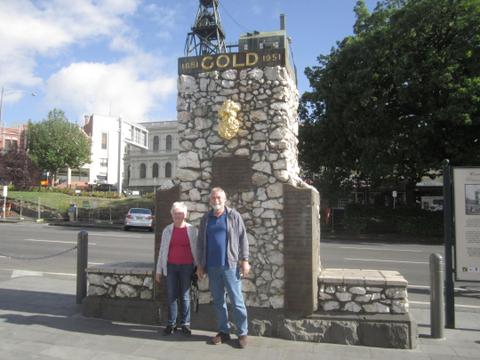 Gold Monument, the Start point for the walking tour, Cnr Sturt & Albert Streets, Ballarat city