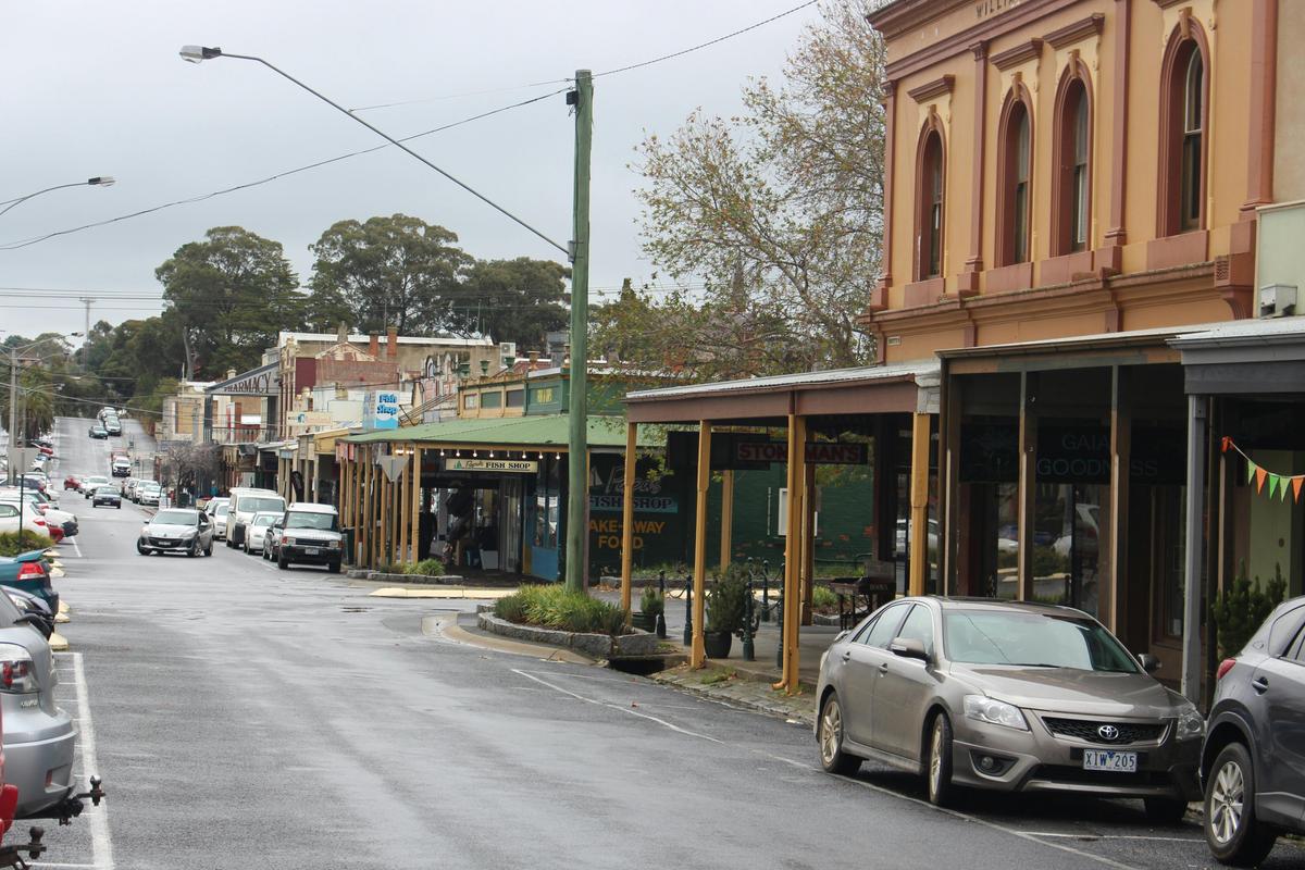Goldrush streetscape, Moysten St, Castlemaine