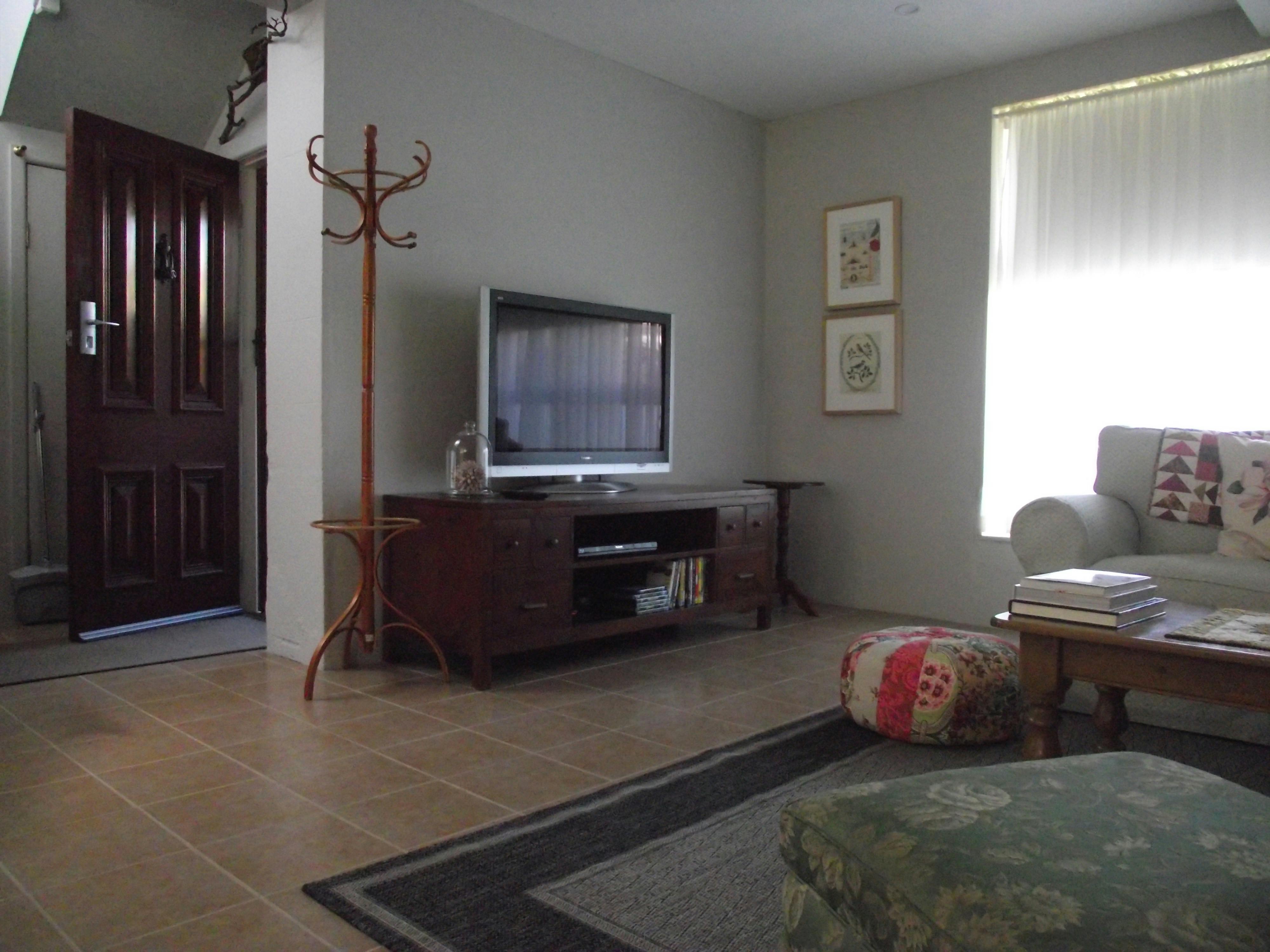 Living space and entrance