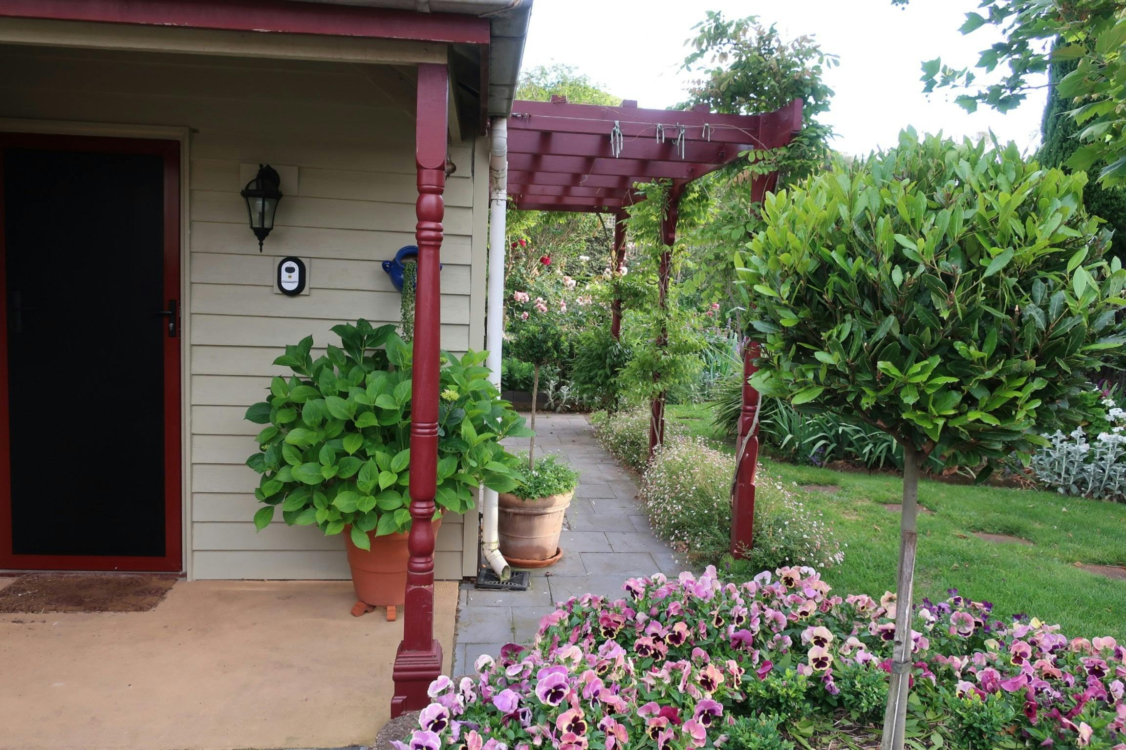 Front door of the stables