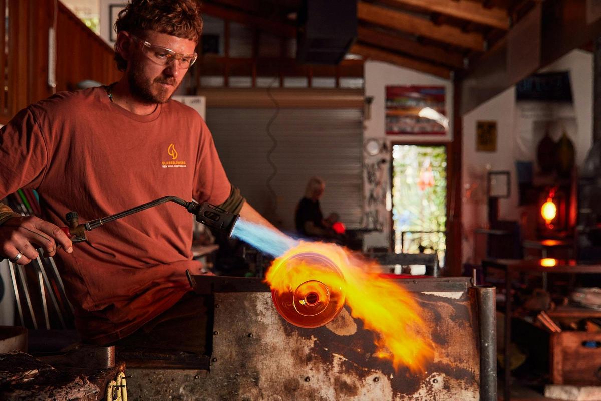 Hamish Donaldson at work