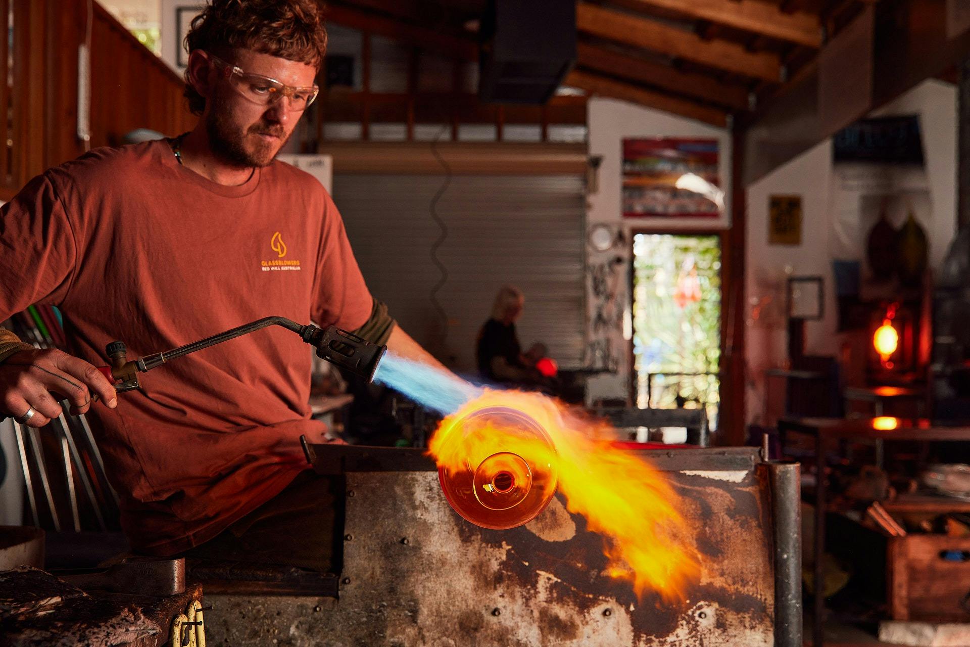 Hamish Donaldson at work