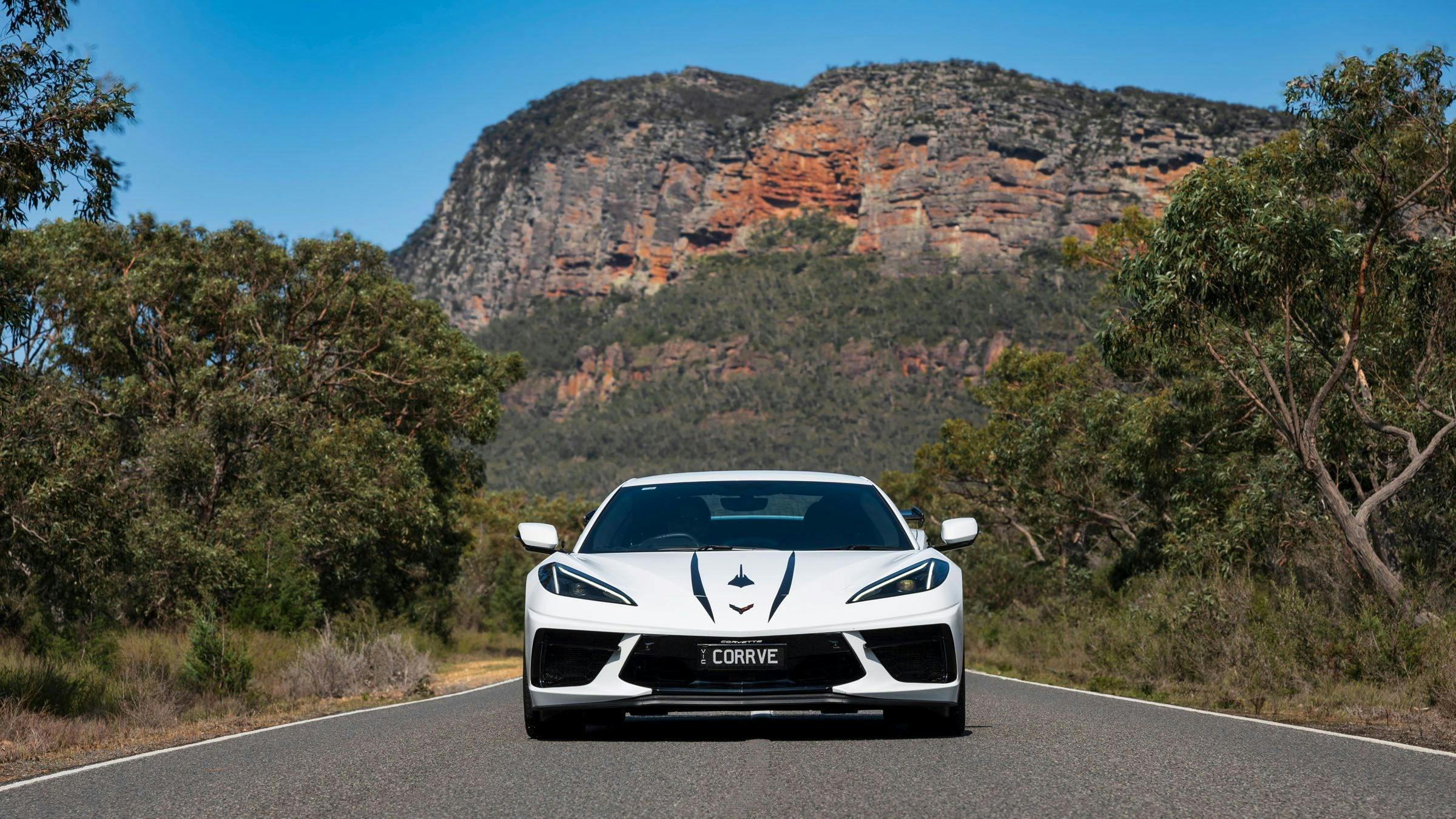 Corvette with Mount Abrupt