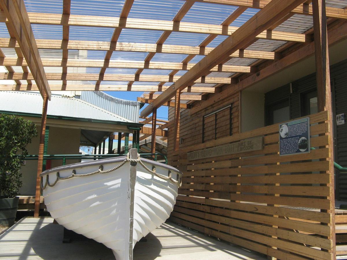 Cliffy Workboat outside Archives