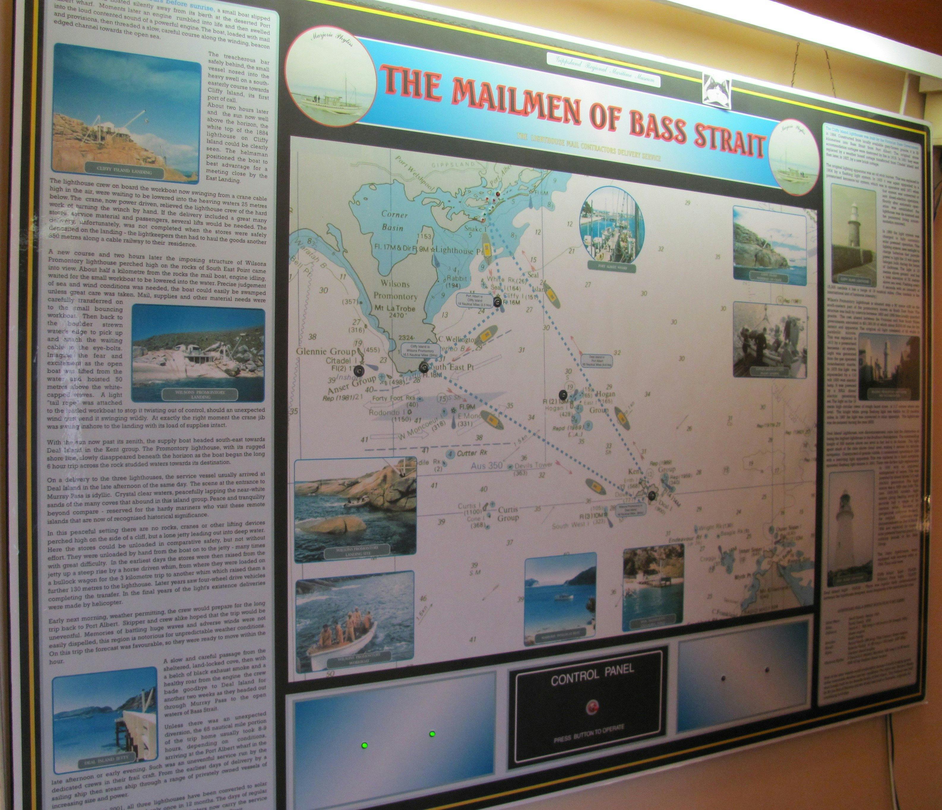 Mailmen of Bass Strait display