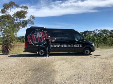 Welcome to #estellatheladybus, our luxury Mercedes-Benz Wine touring machine