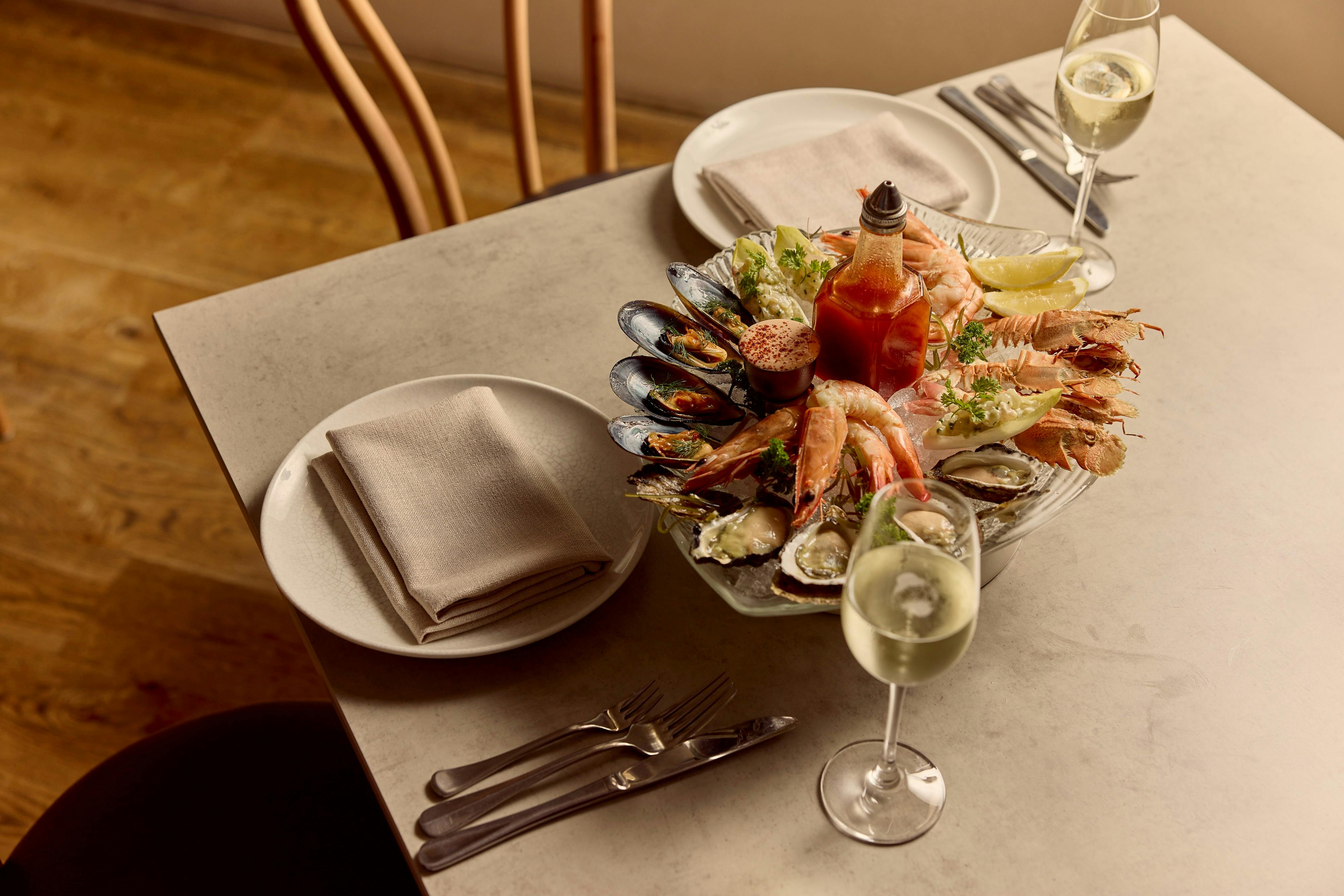 Seafood on ice - a platter of the freshest gems of the ocean, sourced ethically and served simply