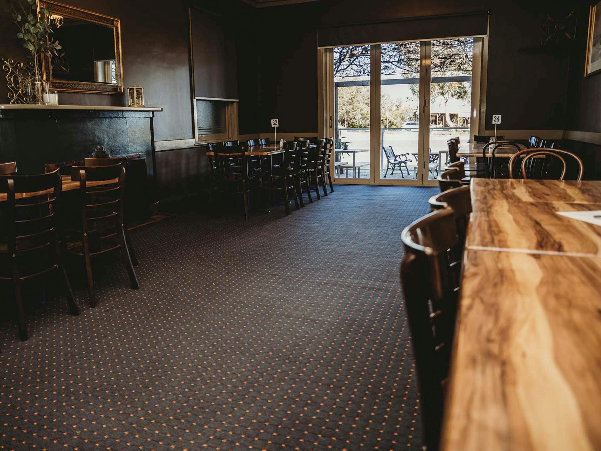 Gunbower Hotel Dining Room