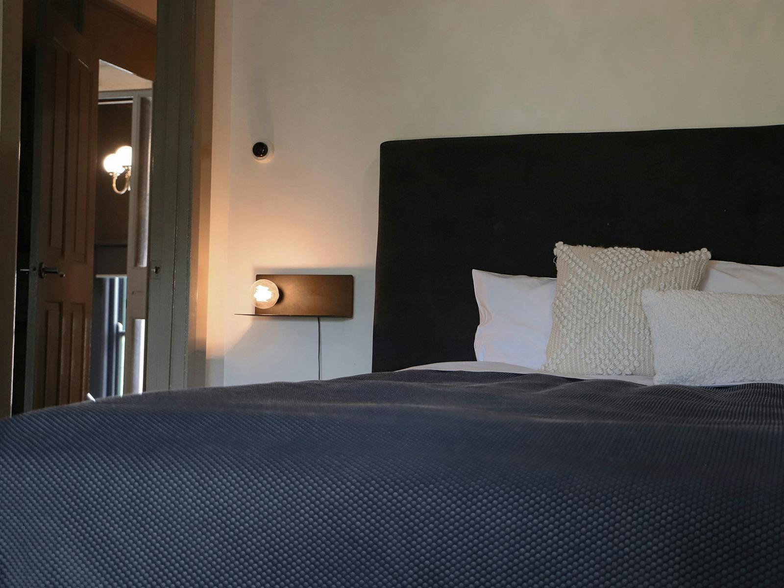 self-contained, two-bedroom apartment above the hotel