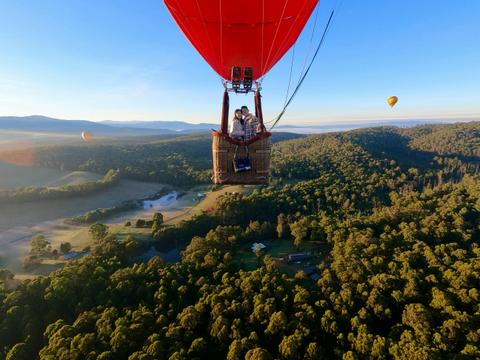 Yarra Valley Sunrise Private Hot Air Balloon Flight for Two