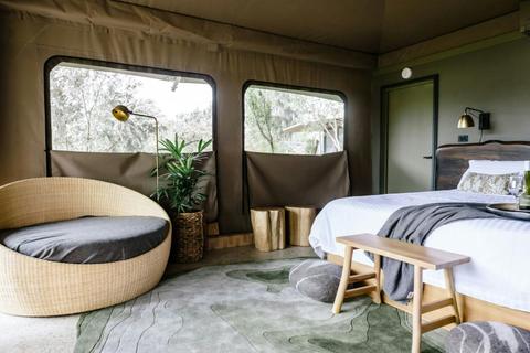 Glamping at Peninsula Hot Springs