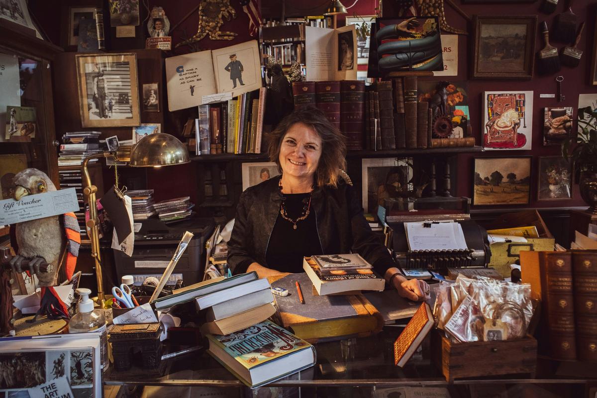 Shop owner Known World Bookshop