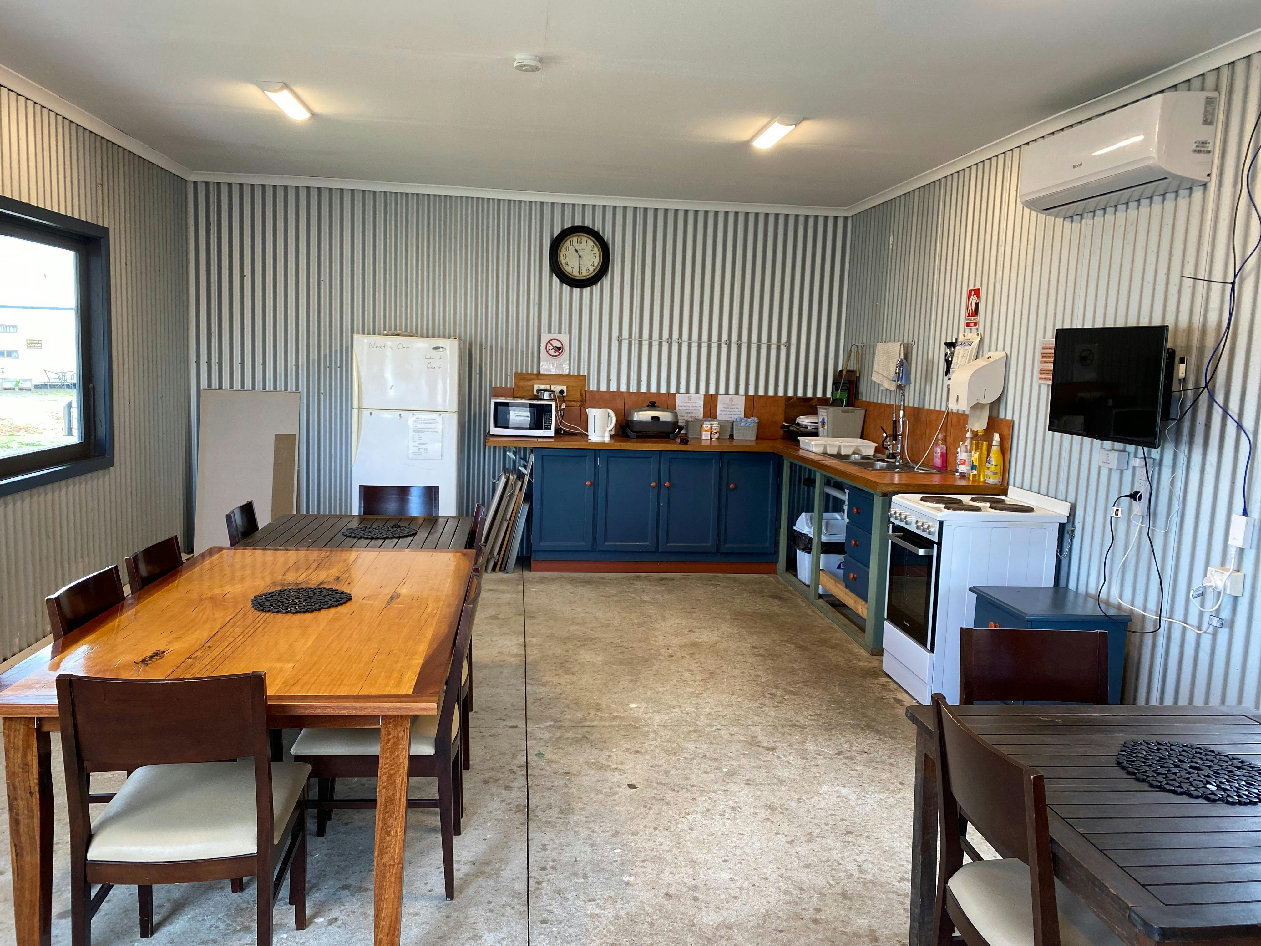Camp kitchen renovated