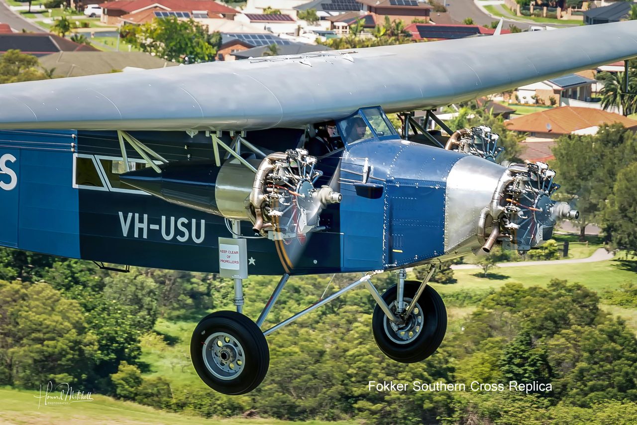 Replica of Charles Kingsford-Smith’ s Southern Cross