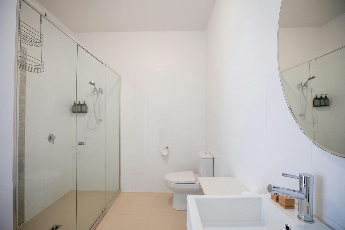 two bedroom waterfront apartment bathroom