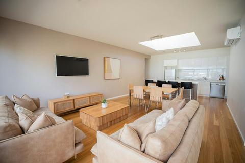 two bedroom apartment living area