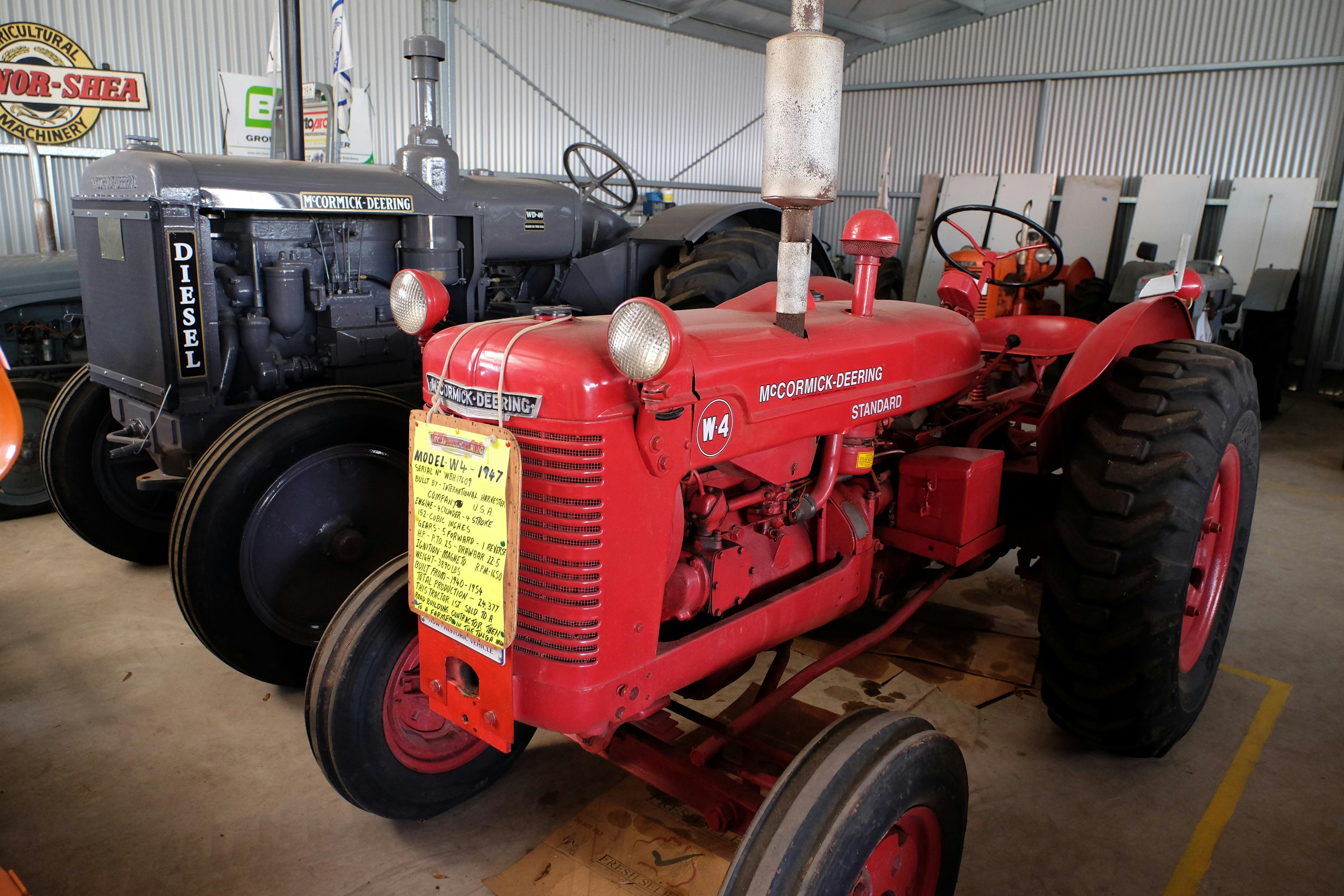 Vintage tractors at Gunnedah Rural Museum