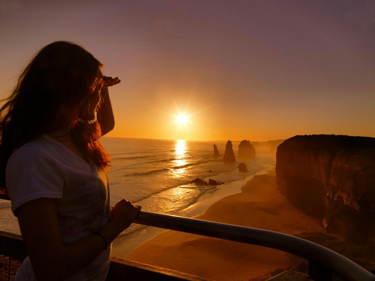 Sunset at the iconic Twelve Apostles