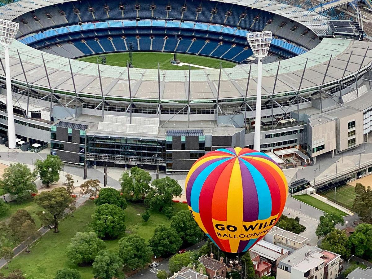 Floating across the MCG