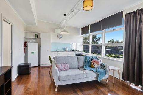 Living room and kitchen