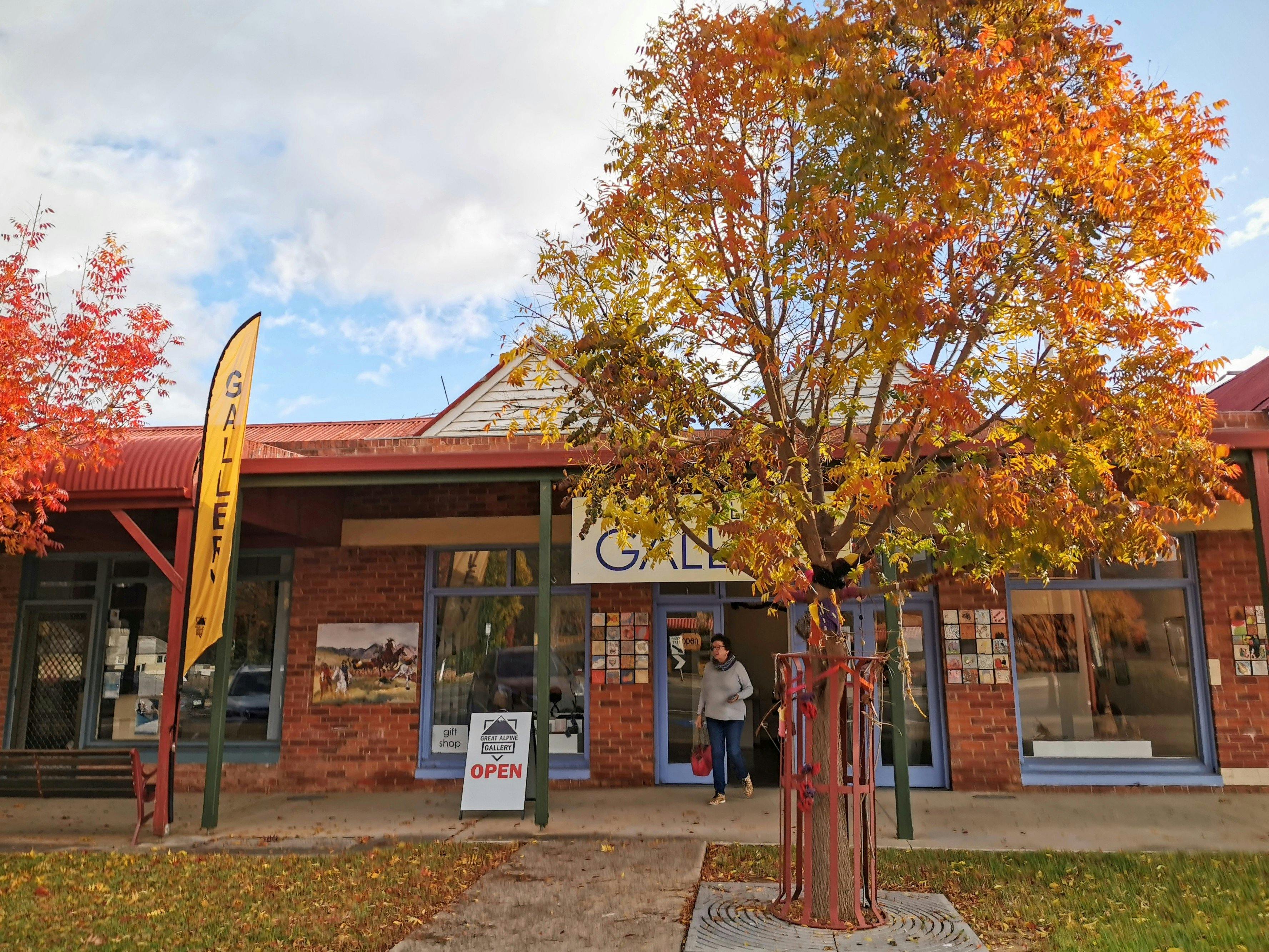 Great Alpine Gallery in autumn