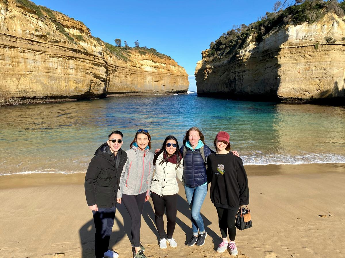 Having Fun at the Loch Ard Gorge