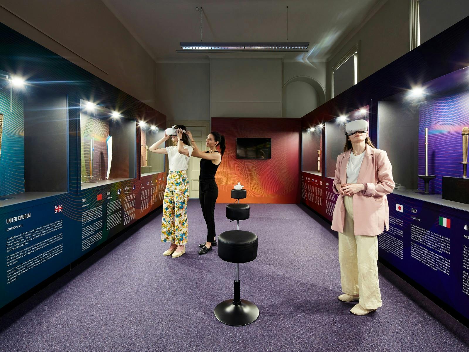 Flame of Olympia exhibition and VR experience