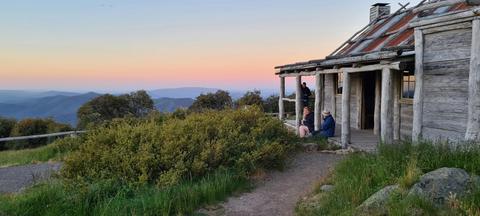 Sunset at Craig's Hut.