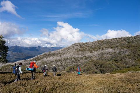 Heading to Craig's Hut.