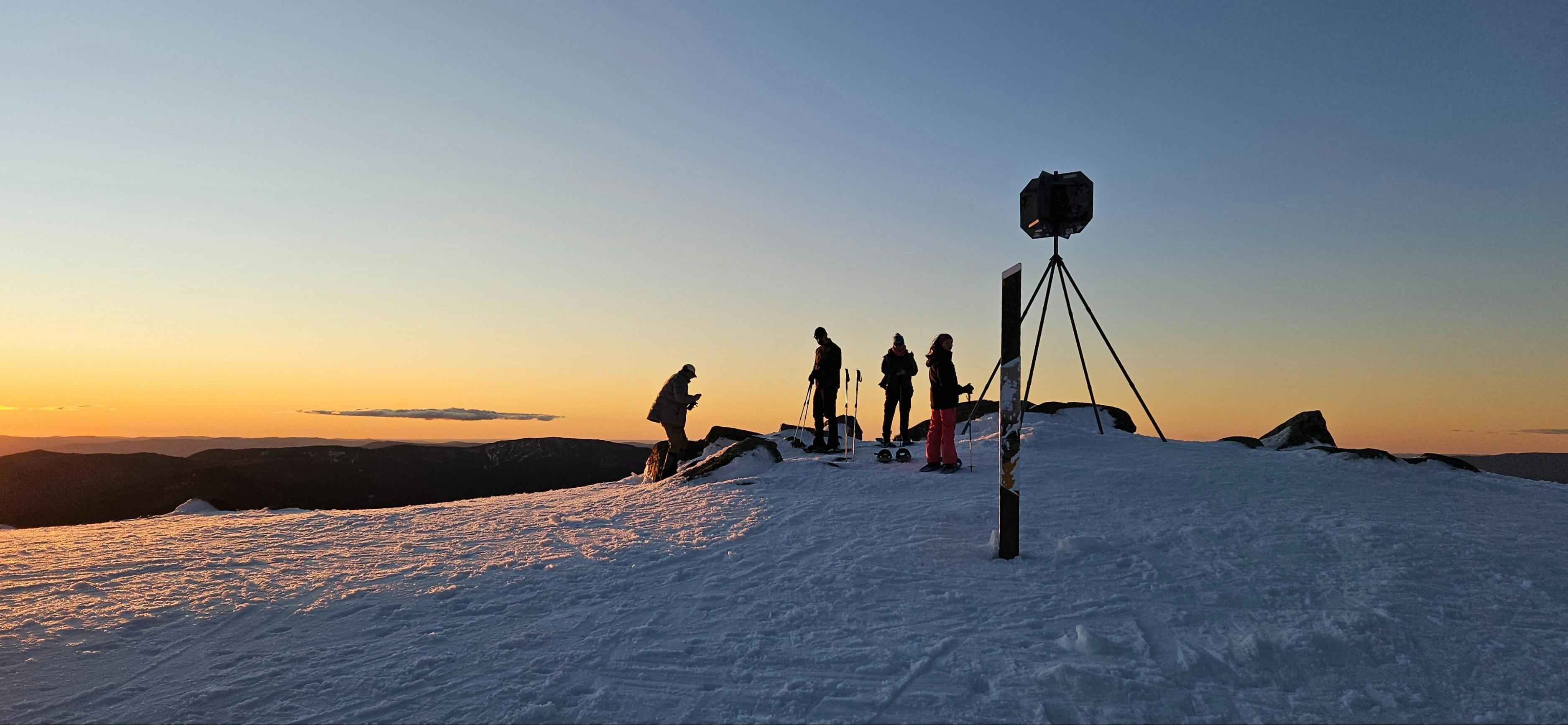 Winter on the summit of Mt Striling
