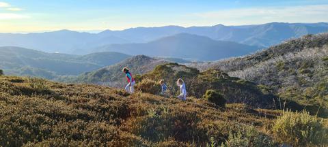 Easter Egg hunt on Mt Stirling.