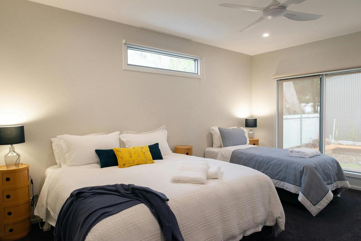 2 king beds or 4 singles or a combination of both