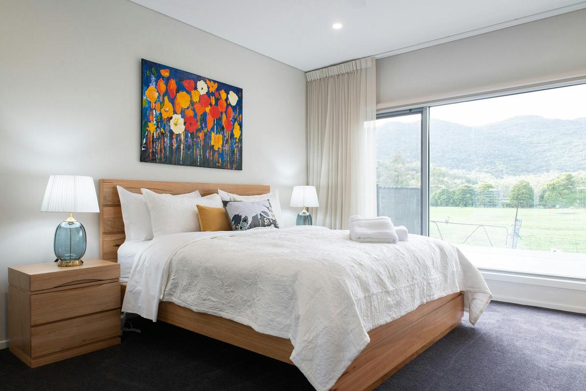 Master bedroom with ensuite bathroom