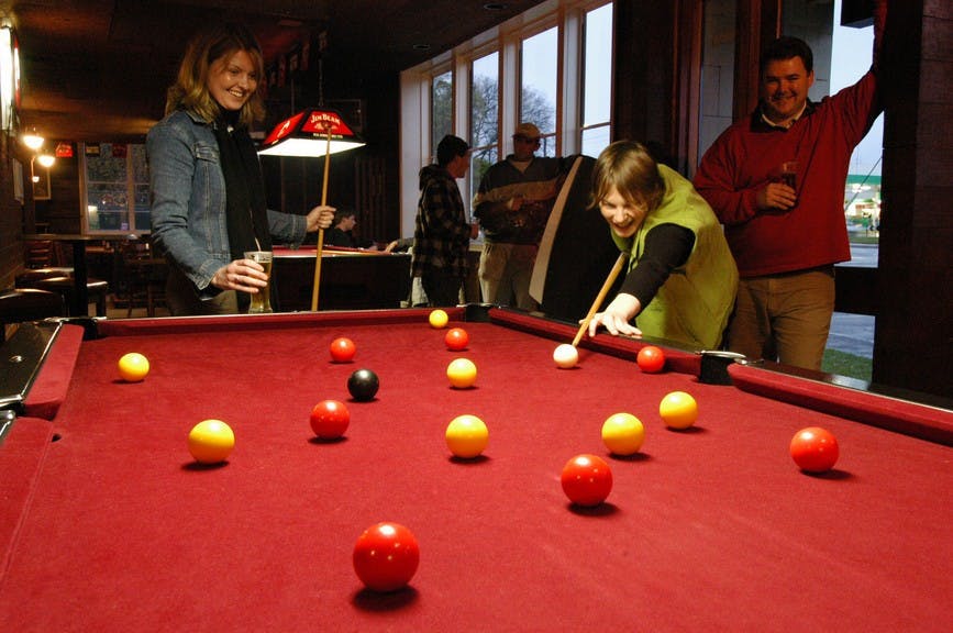 Play Pool at Hamilton