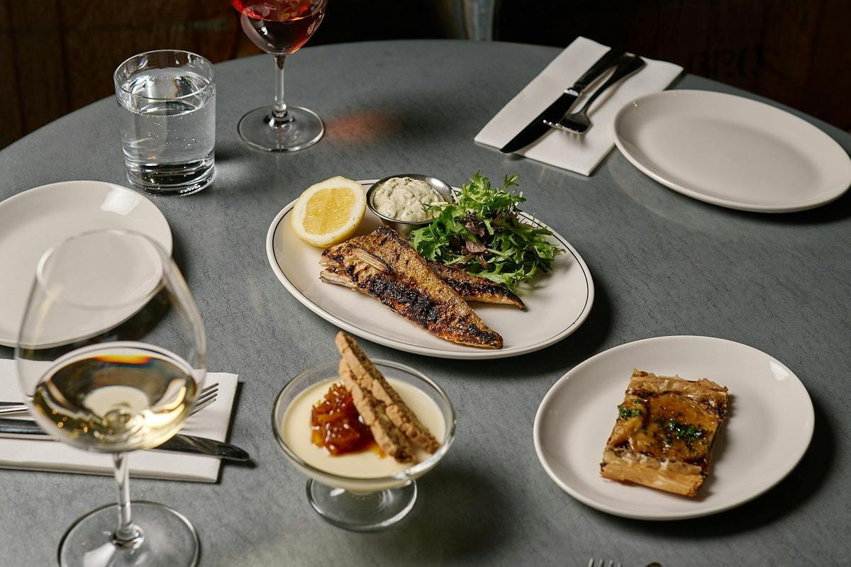 Fresh fish from the charcoal grill